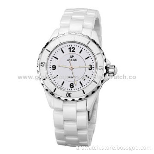 2014 Fashion Ladies' Ceramic Watch, with 3ATM Waterproof, Ceramic Band, Japan MovementNew